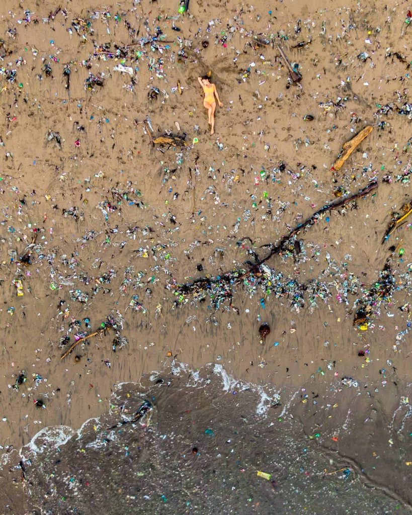 Bali Beach Plastic Photo