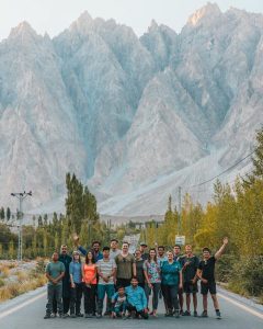 pakistan group trip Passu Cones with Jordan Simons