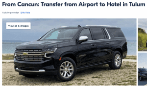 transfer from airport to hotel in tulum