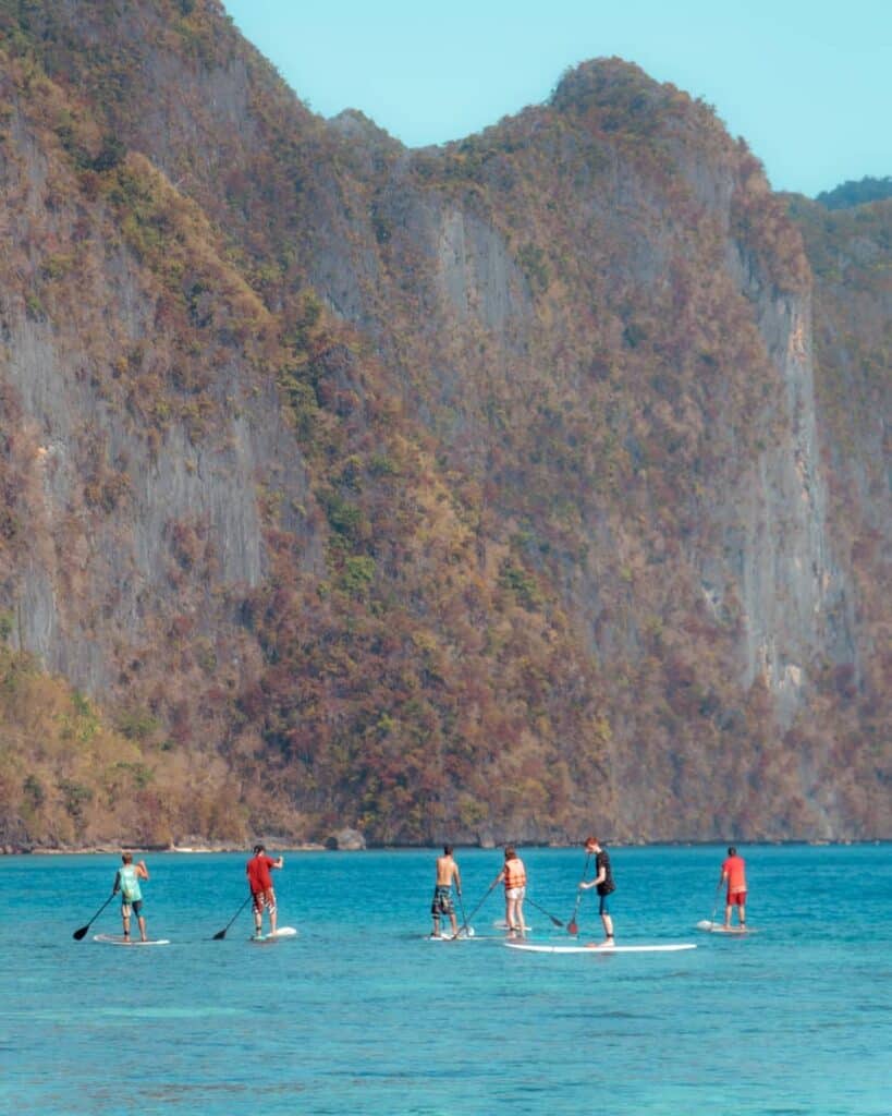 stand up paddle in coron